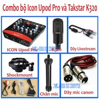 Combo bô hát livestream cao cấp Icon Upod Pro + Mic Takstar PC-K320
