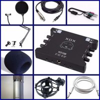 Combo bộ hát thu âm live stream XOX KS180 bản quốc tế, BM900