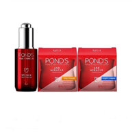 Combo bộ Kem chống lão hóa Pond's ngày và đêm + Tinh chất serum Pond's Age Miracle chống lão hóa