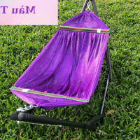 Combo Bộ khung võng xếp em bé + 2 lưới võng em bé loại dày đẹp