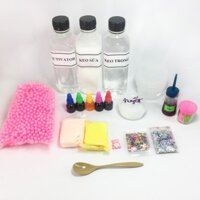 Combo bộ kit làm slime mới đầy đủ Shoph2t