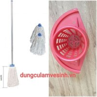 Combo bộ lau ướt búi tròn và giọ vắt cây lau