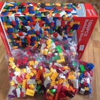 Combo Bộ lego 1000pcs+tài liệu ôn hè lớp 1-2