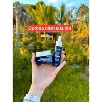 COMBO _ BỘ LỚN : KEM NẤM SỮA VÀ SERUM HA