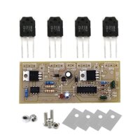 Combo Bộ Mạch Tăng Áp 12V Lên 220VAC Inverter (Gồm 1 Mạch Tăng Áp 12V Lên 220VAC, 4 D718, Tản Nhiệt Nhôm 8x10cm, 4 Tấm Cách Điện D718, 4 Vít 36m)