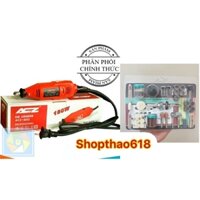 Combo Bộ Máy khoan mài khắc đa năng mini ACZ chính hãng + Bộ phụ kiện 105 chi tiết