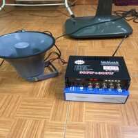 Combo bộ mở phát thanh loại tốt chạy điện 12v (gồm loa 30W, amply mini) lắp cho xe máy