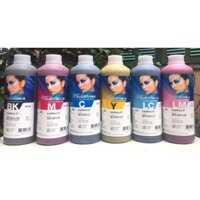 Combo Bộ mực 6 màu Mực in  chuyển nhiệt Hàn quốc Intek-100ml