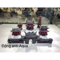 Combo bộ nhà mini bản đẹp- phụ kiện trang trí tiểu cảnh, bể cá, thuỷ sinh, sân vườn, hòn non bộ.