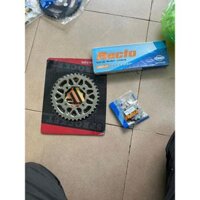 Combo Bộ Nhông Recto Sên Recto Dĩa Nhôm 7075 Cho Xe Exciter 135 ( New 100% )