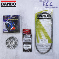 Combo bộ nồi trước FCC-BANDO xe Air Blade 110, Click 110 (Tặng 1 bộ kẹp trượt)