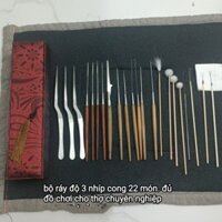 Combo bộ ráy độ 3 nhíp mài chuốt tỉ mỉ 22 món , lấy được tất cả các loại ráy ngành ráy tai 👂👂👂