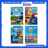 COMBO BỘ SÁCH BÉ TÔ MÀU TAYO BỘ 4 CUỐN