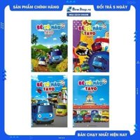 COMBO BỘ SÁCH BÉ TÔ MÀU TAYO BỘ 4 CUỐN