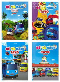 Combo Bộ Sách Bé Tô Màu Tayo (Bộ 4 Cuốn)