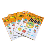 Combo Bộ Sách Rèn Luyện Trí Thông Minh - Phát Triển Trí Tuệ 1088 Câu Đố - Dành Cho Trẻ Từ 5 Đến 6 Tuổi Trọn Bộ 4 Cuốn