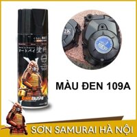 combo bộ sơn samurai lên màu đen nhám cực phẩm uch210, 109A, 128A
