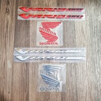 Combo bộ tem chữ nổi, cánh chim Honda cho Vario 2015-2017 nhựa cứng chuẩn ZIN