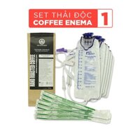 Combo bộ thải độc đại tràng bằng bột cà phê nguyên chất - Coffee enema