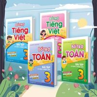 Combo Bổ Trợ Toán - Tiếng Việt - Bài Tập Cơ Bản Và Nâng Cao Lớp 3 (Bộ 2 Tập)