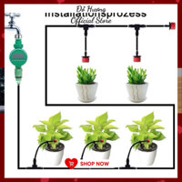 Combo bộ tưới cây tự động gồm 30 đầu tưới,25m  dây dẫn nước,1 van điều khiển cấp nước tự động và đầy đủ phụ kiện