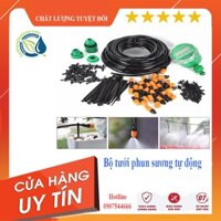 Combo bộ tưới cây tự động gồm 20 đầu tưới phun sương, 20m dây dẫn nước, 1 đồng hộ đặt thời gian tưới tự động và phụ kiện