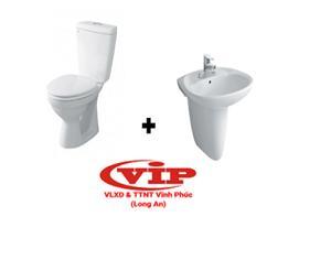 Combo bồn cầu inax C-108VA + L-284V