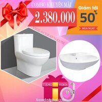 Combo Bồn cầu Viglacera V37