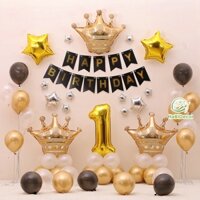 Combo Bong Bóng Bay Happy Birthday Trang Trí Sinh Nhật Tại Nhà Cho Bé Trai Bé Gái Người Lớn Rẻ Đẹp SN27