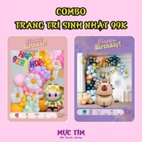 Combo bong bóng Happy Birthday lớn nhiều mẫu mới