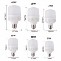 Combo bóng đèn led TRỤ đủ công suất 001