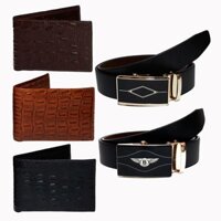 Combo Bóp Ví Nam Da Bò - Thắt Lưng Da Nam Teramo CB1