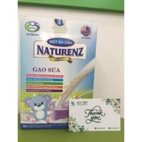 Combo bột ăn dặm NATURENZ - Dành cho trẻ từ 4-6 tháng tuổi.