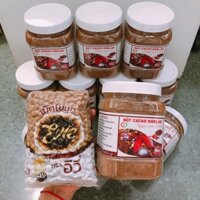 Combo bột cacao trân châu đen