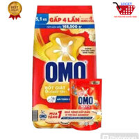 Combo Bột giặt Omo 5,1kg Tinh dầu thơm + Nước rửa chén Lix 750g