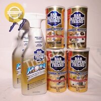Combo Bột làm sạch BKF  (420g)+ Bình xịt bọt tẩy rửa đa năng BKF (720ml) -Làm sạch kính phòng tắm -Làm sạch kính bể cá