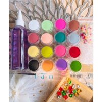 Combo Bột Mỹ 4 in 1 ( Đắp móng - bột nhúng- nột đắp hoa nổi-  bột Ombre)