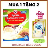 Combo Bột Ngũ Cốc Hoa Bạch Hải Đường + Tặng kèm 2 gói sữa đặc Dutch Lady