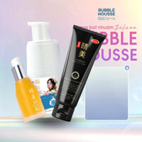 Combo bọt nhuộm tóc bong bóng Komi japan, xả size lớn 280ml, dầu dưỡng komi hương thơm nước hoa.