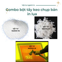 Combo bột tẩy keo chụp bản trong ngành in lụa