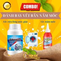 Combo Bột Tẩy Rửa Lồng Máy Giặt 260g + Gel Tẩy Nấm Mốc, Khử Khuẩn150ml