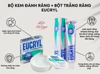 Combo Bột Tẩy Trắng Răng Eucryl Tooth Powder 50g và Kem đánh trắng răng Eucryl Làm Trắng Răng Hiệu Quả