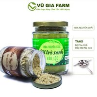Combo Bột Trà Xanh + Mầm Đậu Nành - Nguyên Chất Vũ Gia (100g/hũ) + Tặng Bộ Đắp Mặt