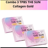 Combo Bột uống dep đang đẹp da Collagen The Sun mẫu mới hop 20 gói