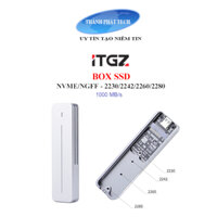 Combo Box Ổ Cứng Di Động iTGZ kèm SSD 2230/2280 Nvme Samsung, Kioxia, Toshiba, Skhynix, Micron