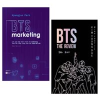 Combo BTS Marketing + BTS: The Review - Tặng Kèm Bookmark 3D + Postcard +  Banner BTS Mẫu Ngẫu Nhiên