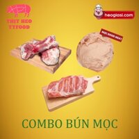 Combo Bún Mọc - Thịt heo nóng (500Gr Sườn Non + 500Gr Xương Ống + 500Gr Mọc)