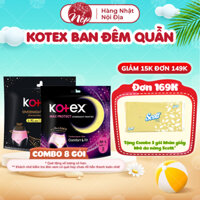 Combo BVS Kotex Ban Đêm dạng quần cỡ M/L//XL 2 miếng - 5 miếng - Nếp shop
