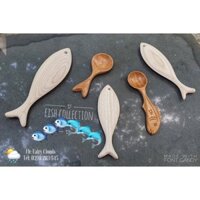 Combo cá gỗ trang trí