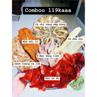 combo cá khô 6 loại